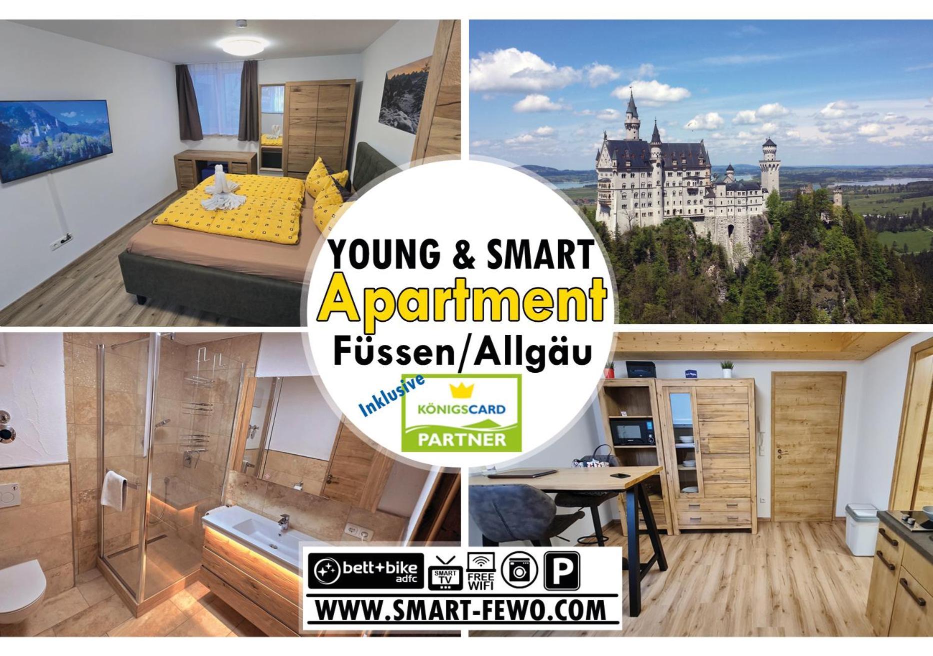 Appartamento Young & Smart-apartment Inkl Koenigscard In Allgaeu Nahe Neuschwanstein
